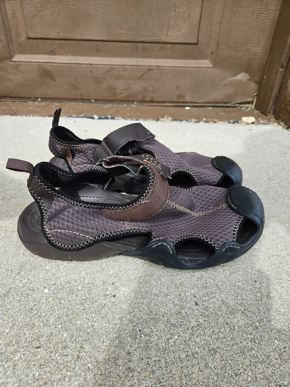 Crocs 15041 Swiftwater Mesh Sandal Men's Size 11 Used Condition